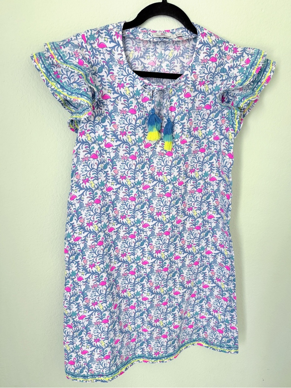 Women’s Coverup Short Sleeve Summer Dress, XXS size, Vineyard Vines